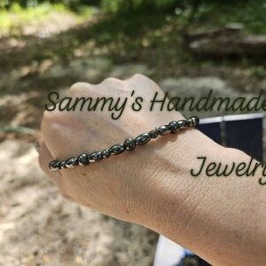 Silver Beaded Bracelet